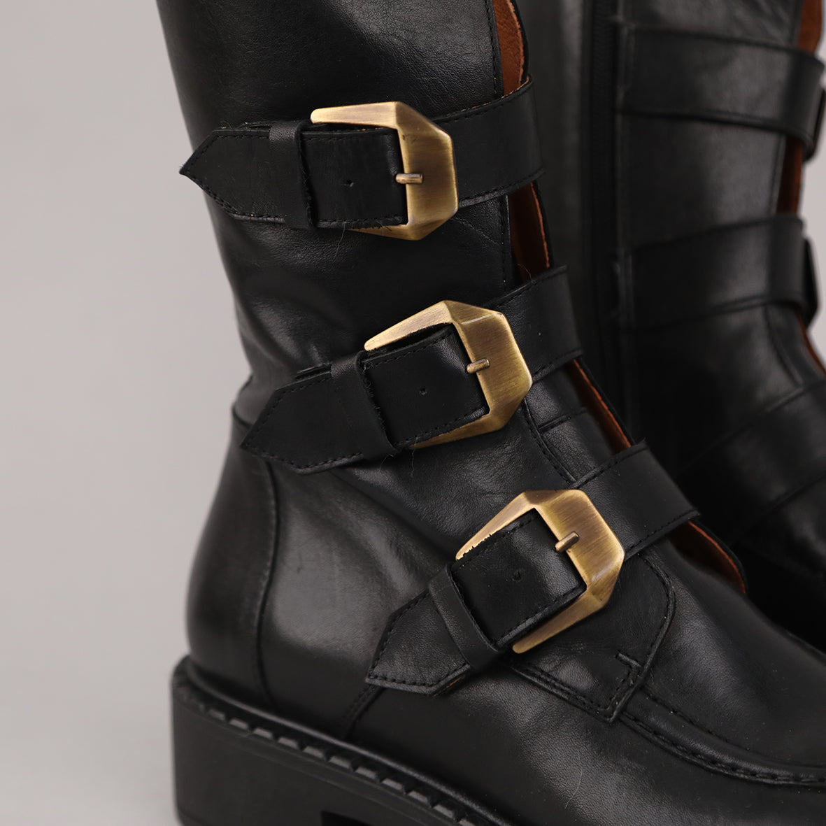 Birdie Black Flat Boot by Esska Shoes Ltd