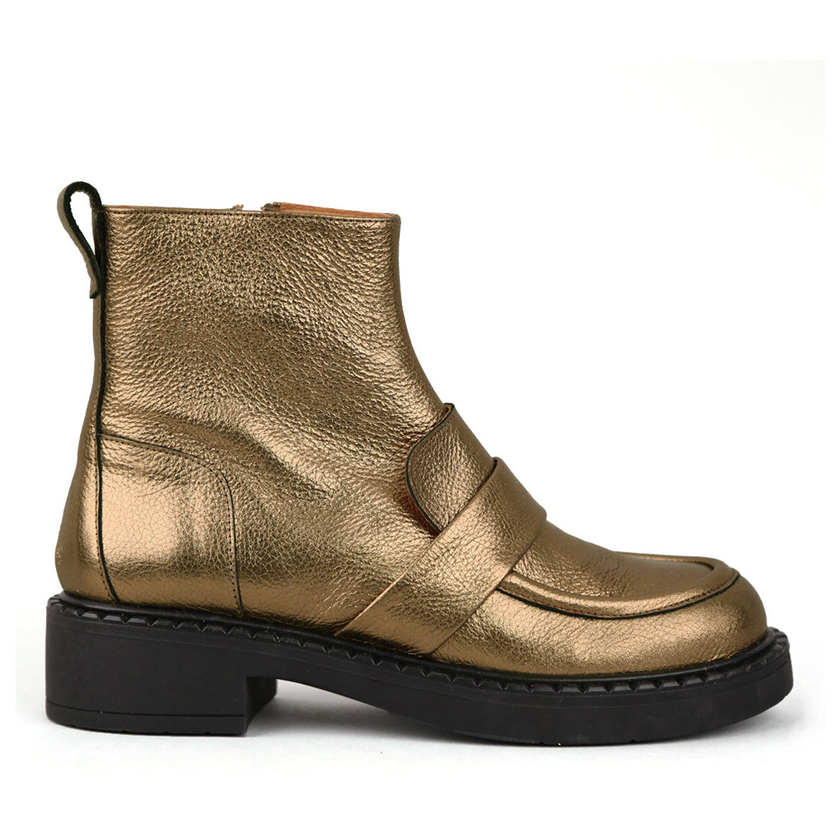 Bista Metallic Mercury Flat Boot by Esska Shoes Ltd