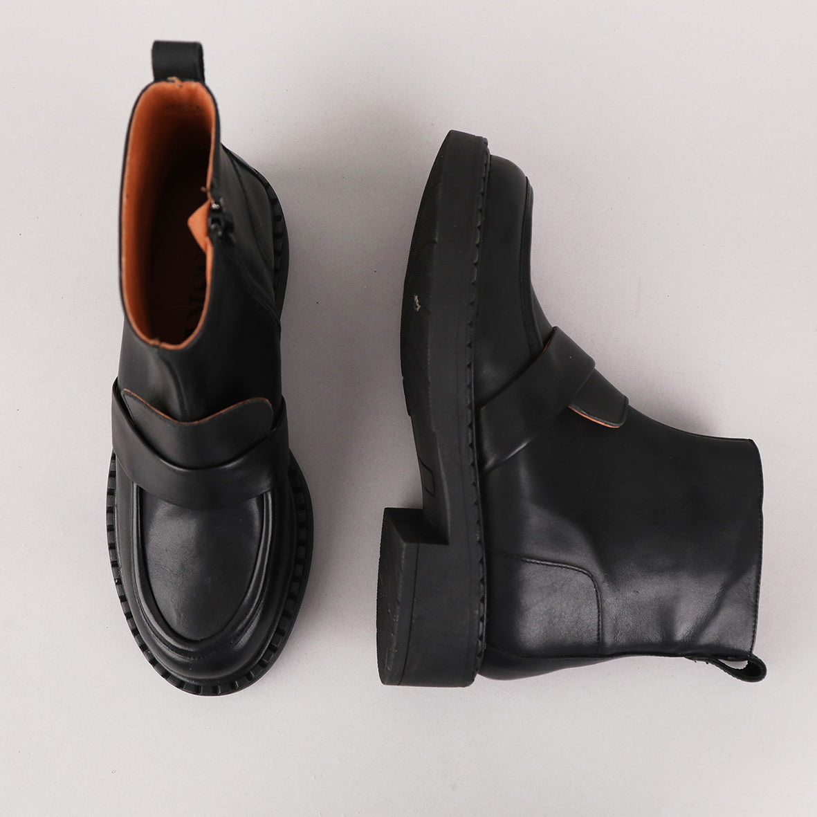 Bista Black Flat Boot by Esska Shoes Ltd
