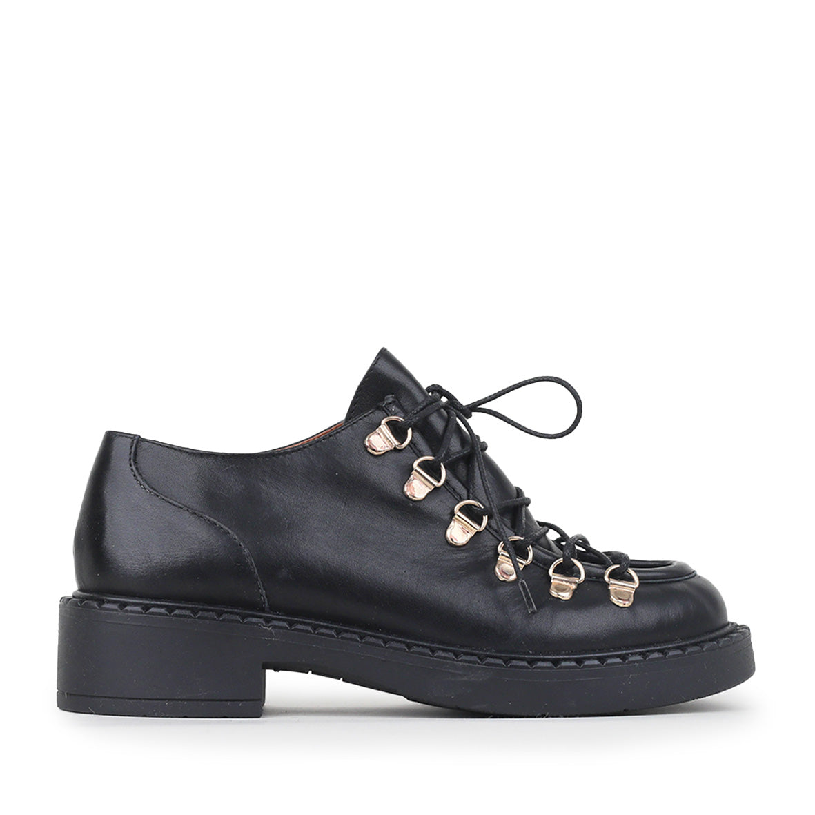 Blair Black Flat Shoe by Esska