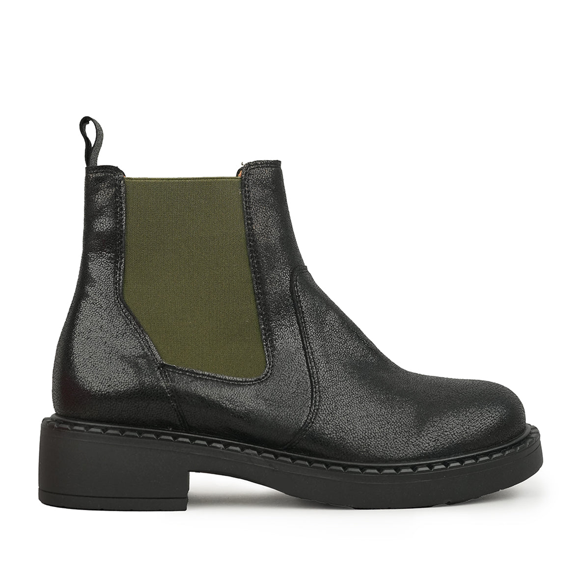 Bora Vegan Black Flat Boot by Esska