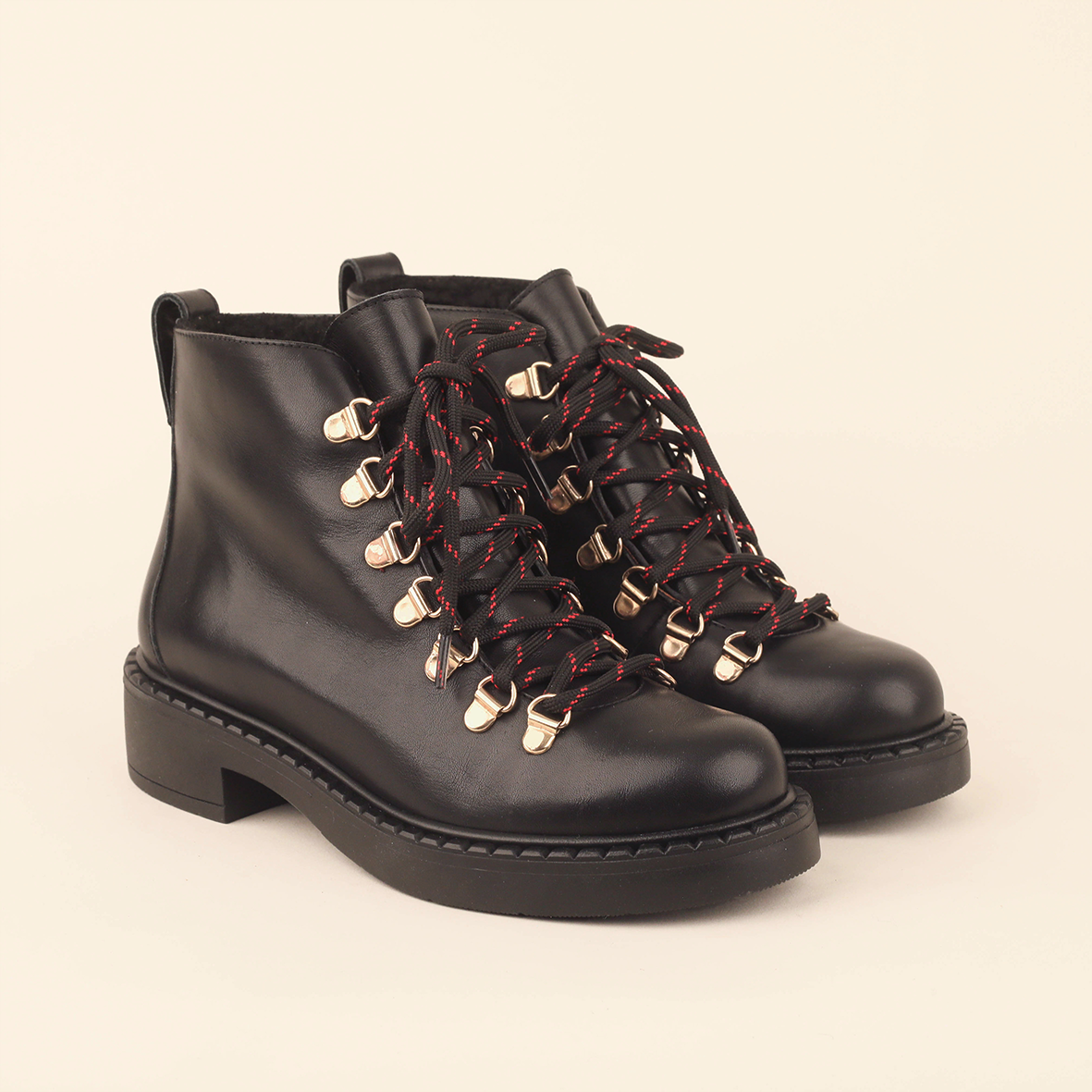 Brooke Black Flat Boot by Esska