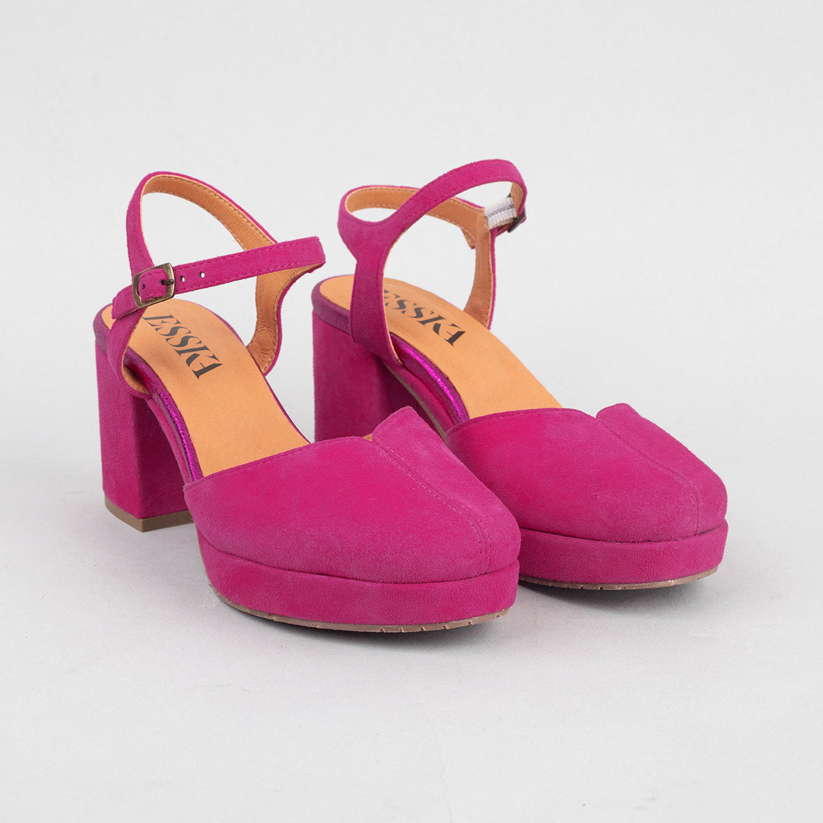 Carol Fuchsia Mid Shoe by Esska