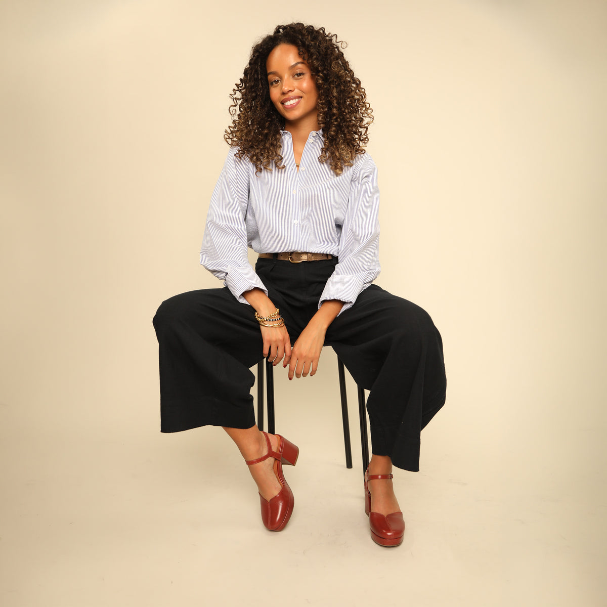 Carol Rosewood Mid Shoe by Esska