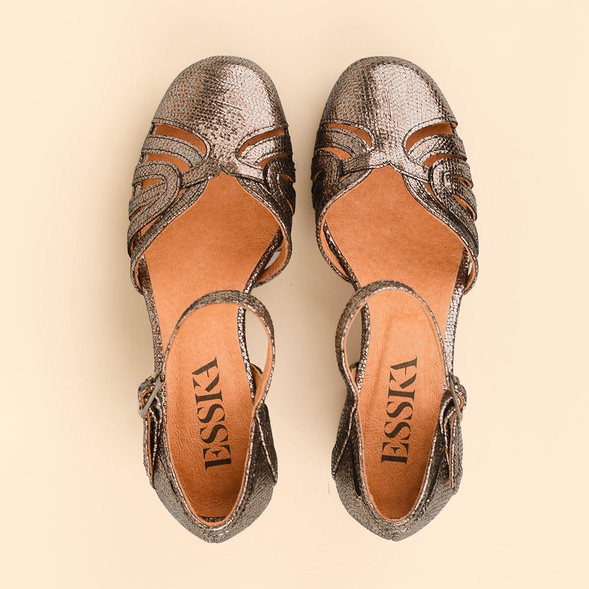 Cecily Metallic Chrome