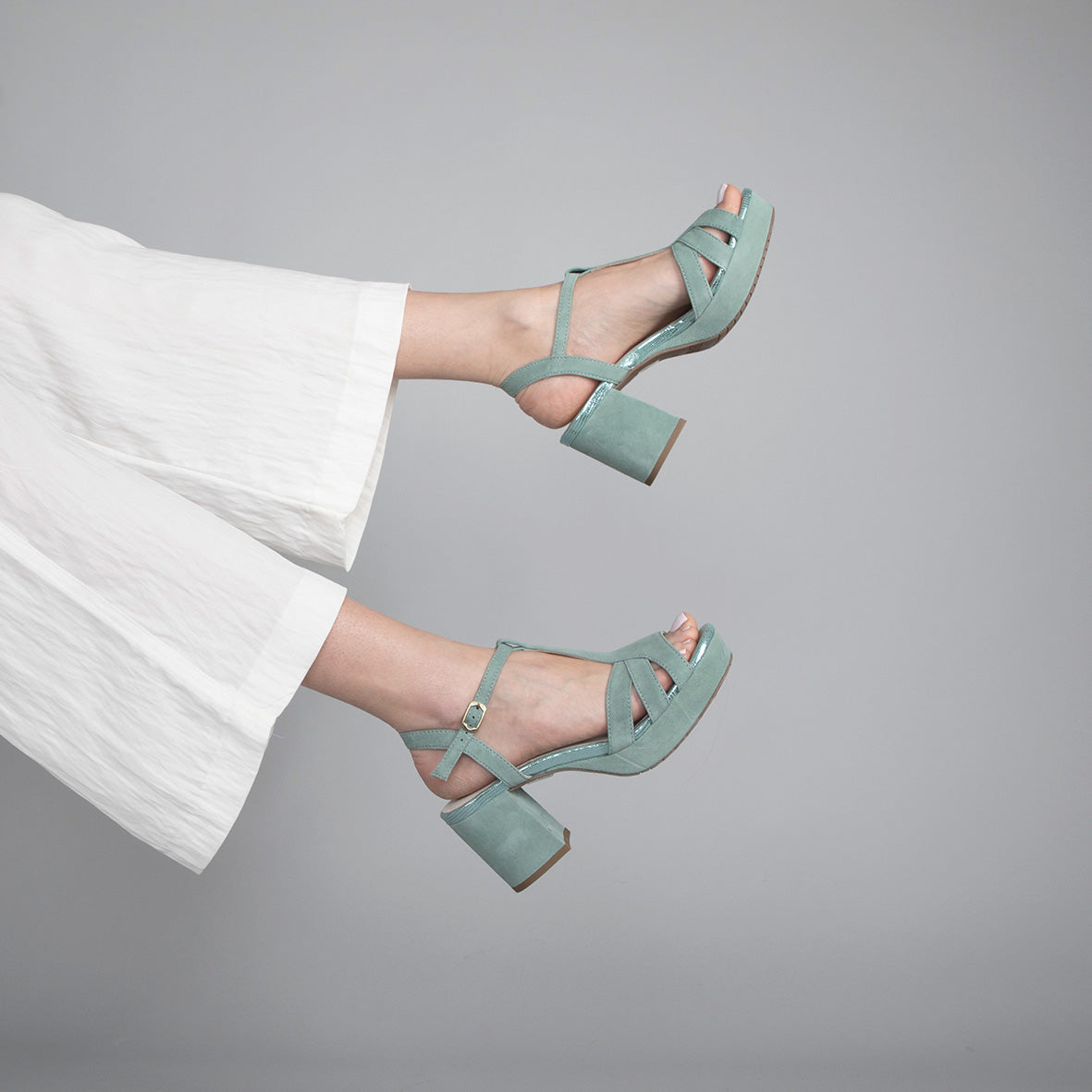 Mint heeled sandals best sale