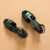 Charlie WIDE Green Metallic