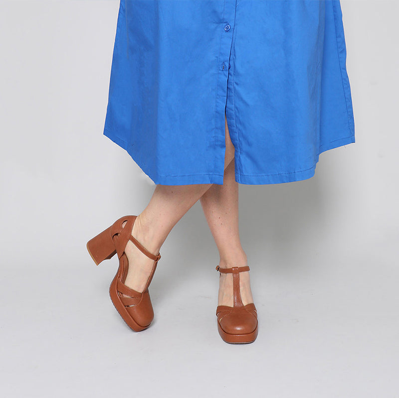 Chaza Tan Leather