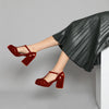 Chaza Velvet Marroon
