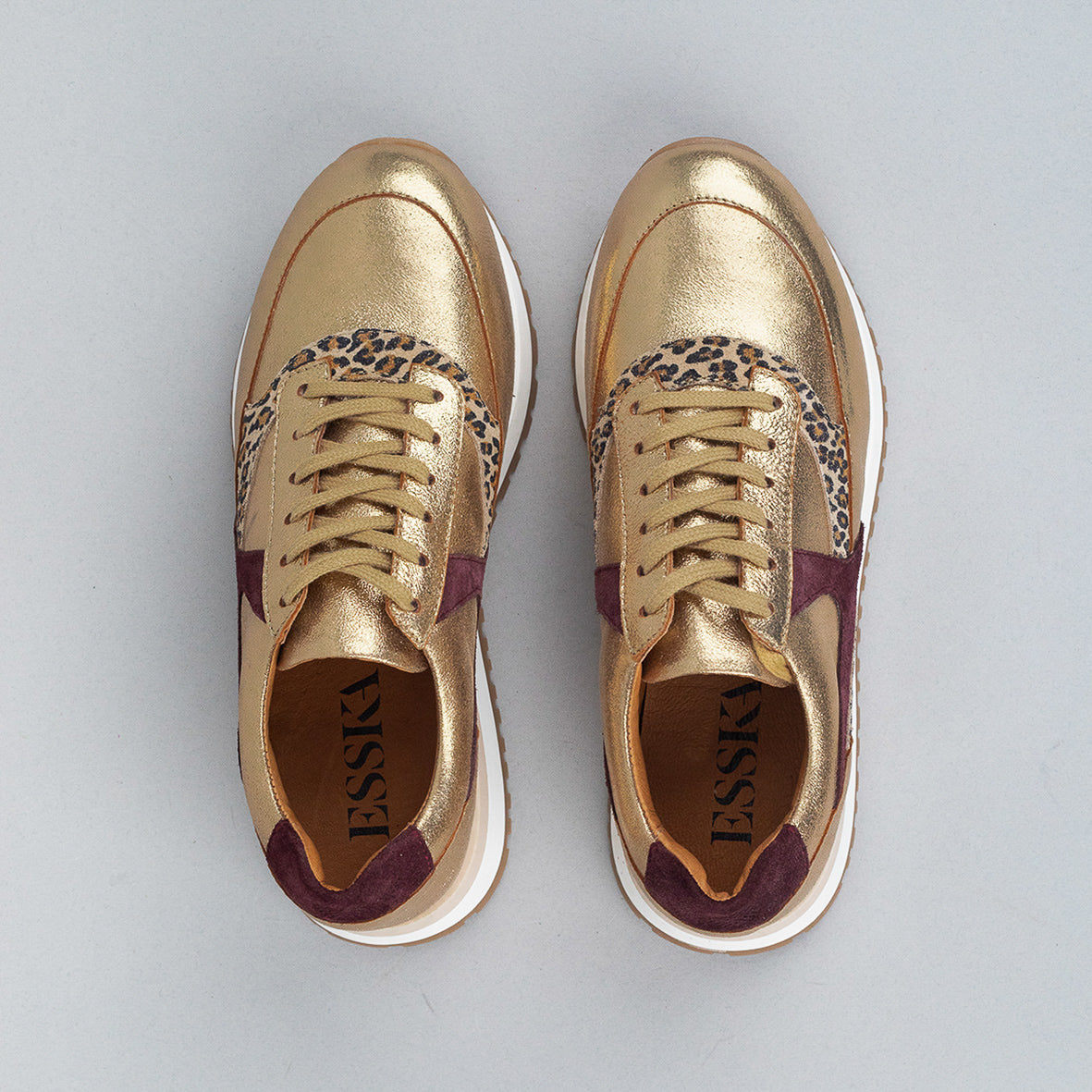 Cinda Gold Dust Trainer by Esska