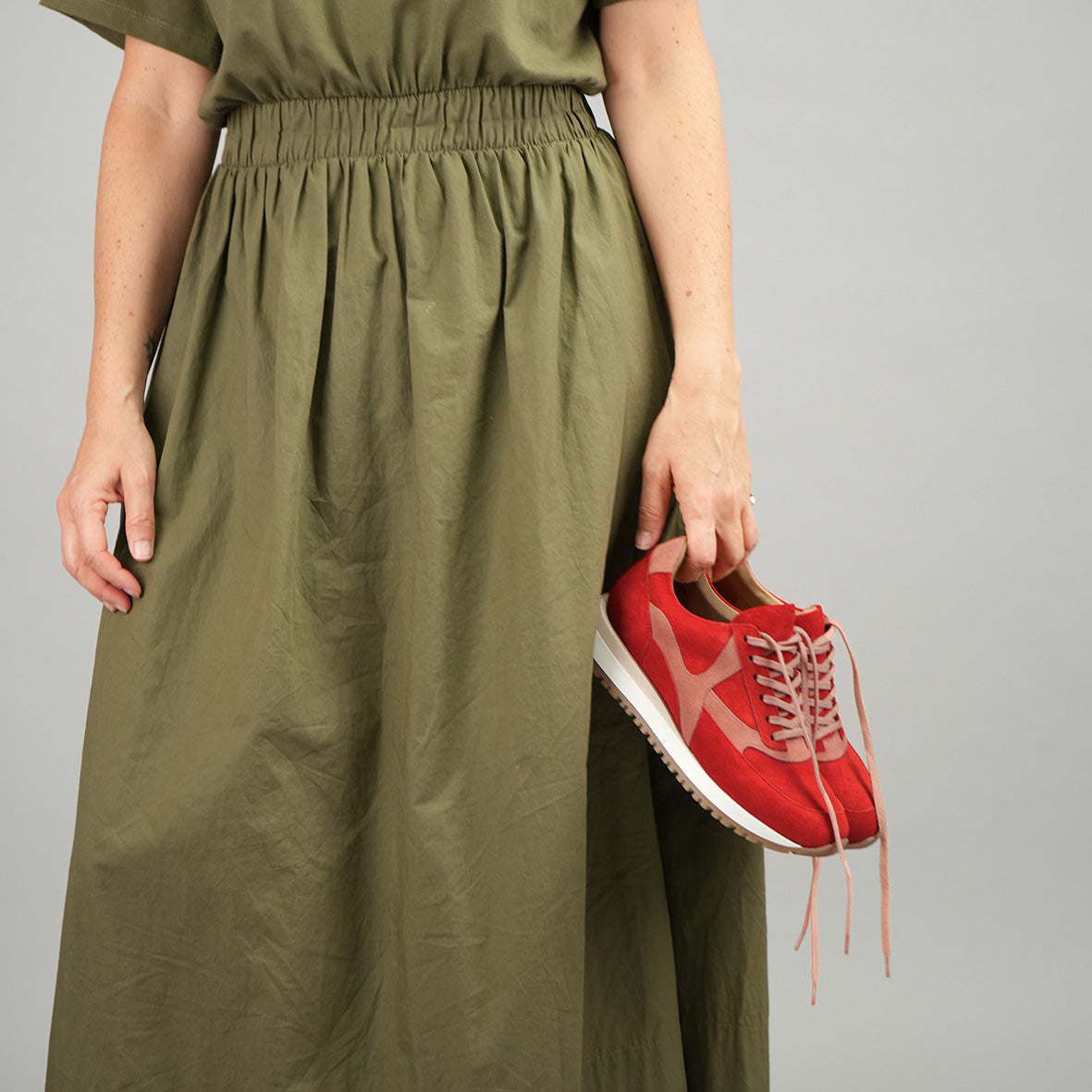 Cinda Red Trainer by Esska