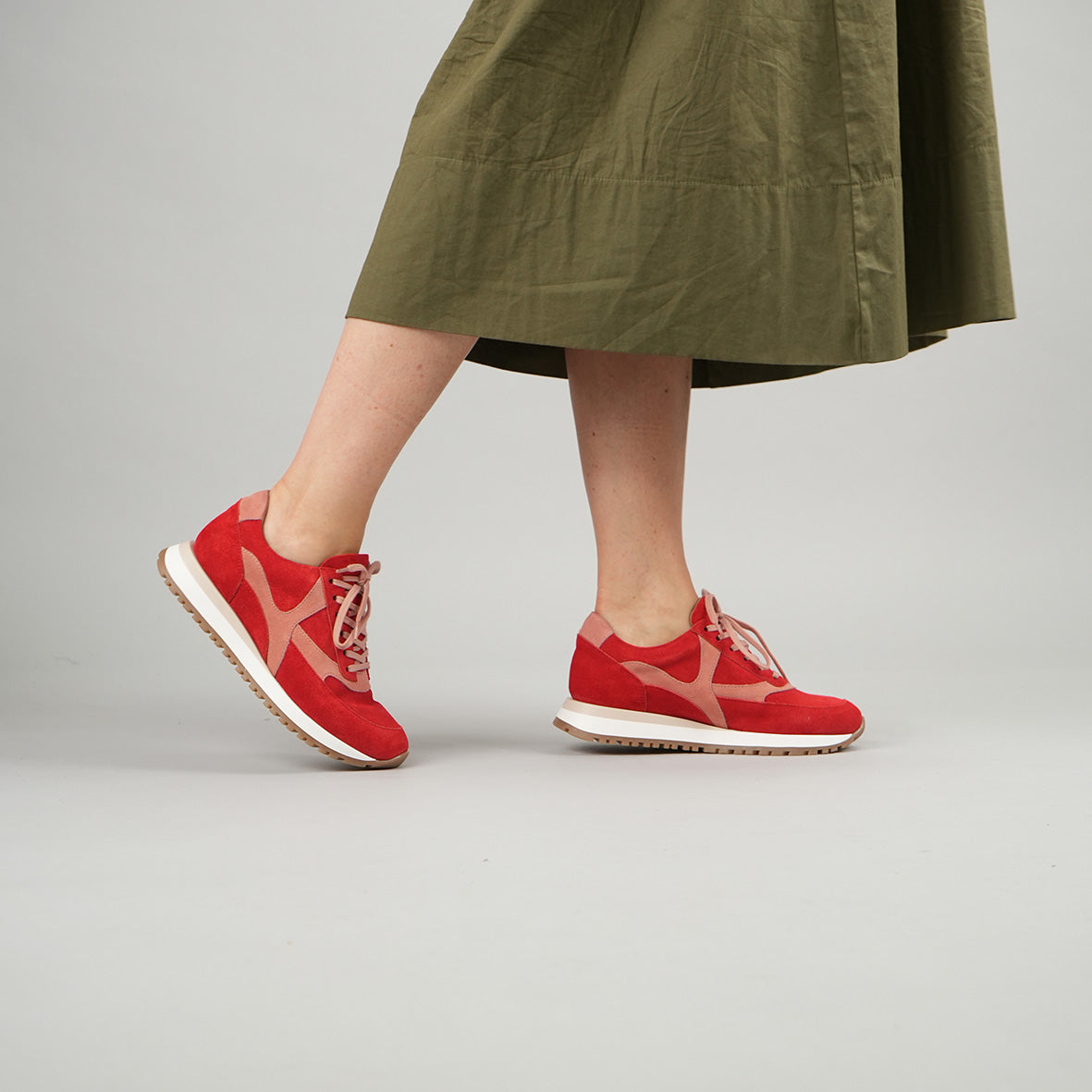 Cinda Red Trainer by Esska