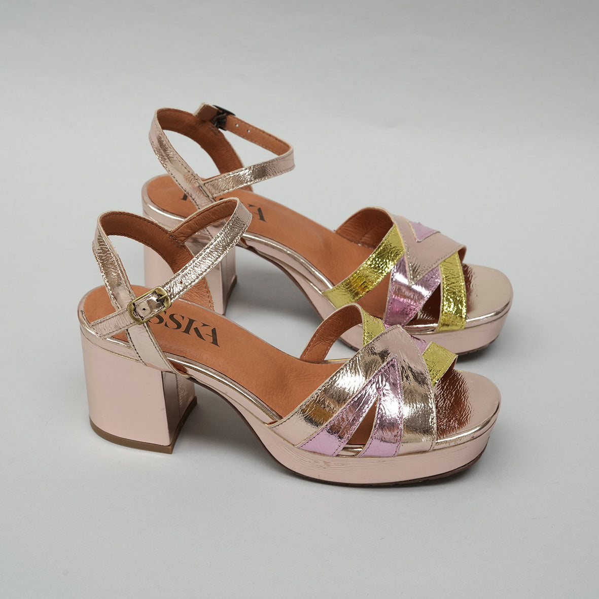 Cleo Metallic Pastel Multi