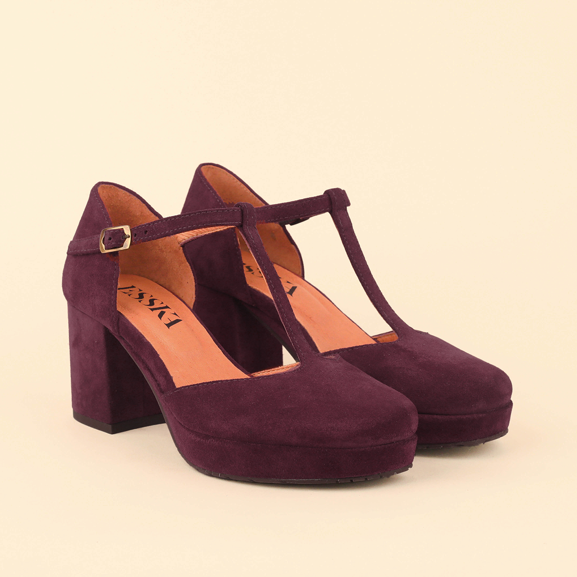 Colette Plum Mid Shoe by Esska