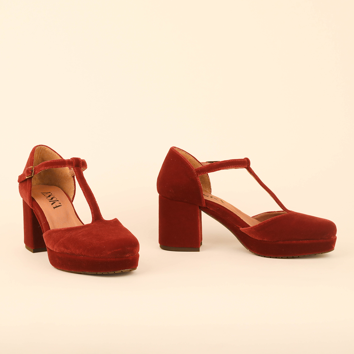 Colette Velvet Burnt Orange
