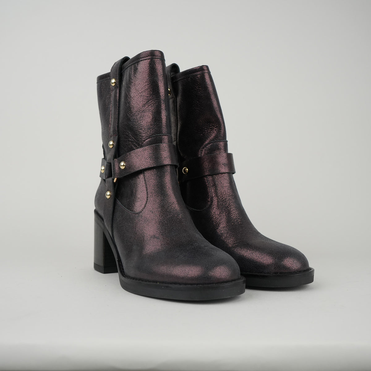 Sample - Vinetta Metallic Burgundy - Size 37 (UK4)