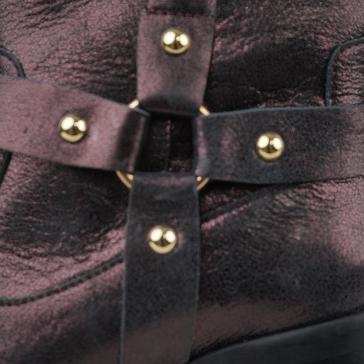 Sample - Vinetta Metallic Burgundy - Size 37 (UK4)