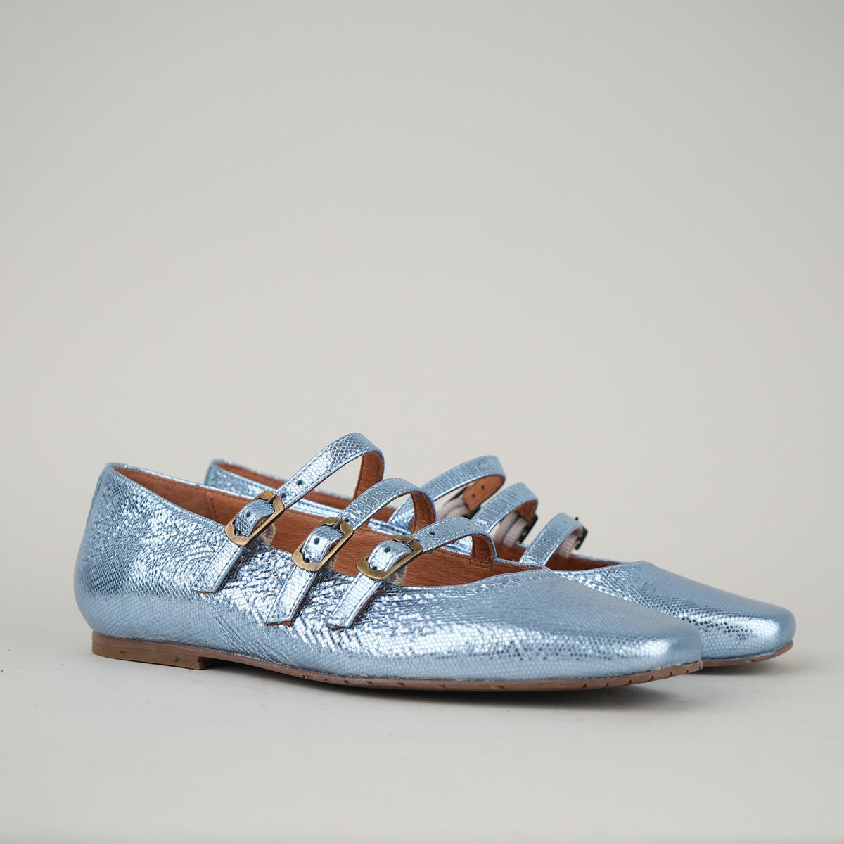 Sample - Ilo Metallic Blue - Size 37 (UK4)
