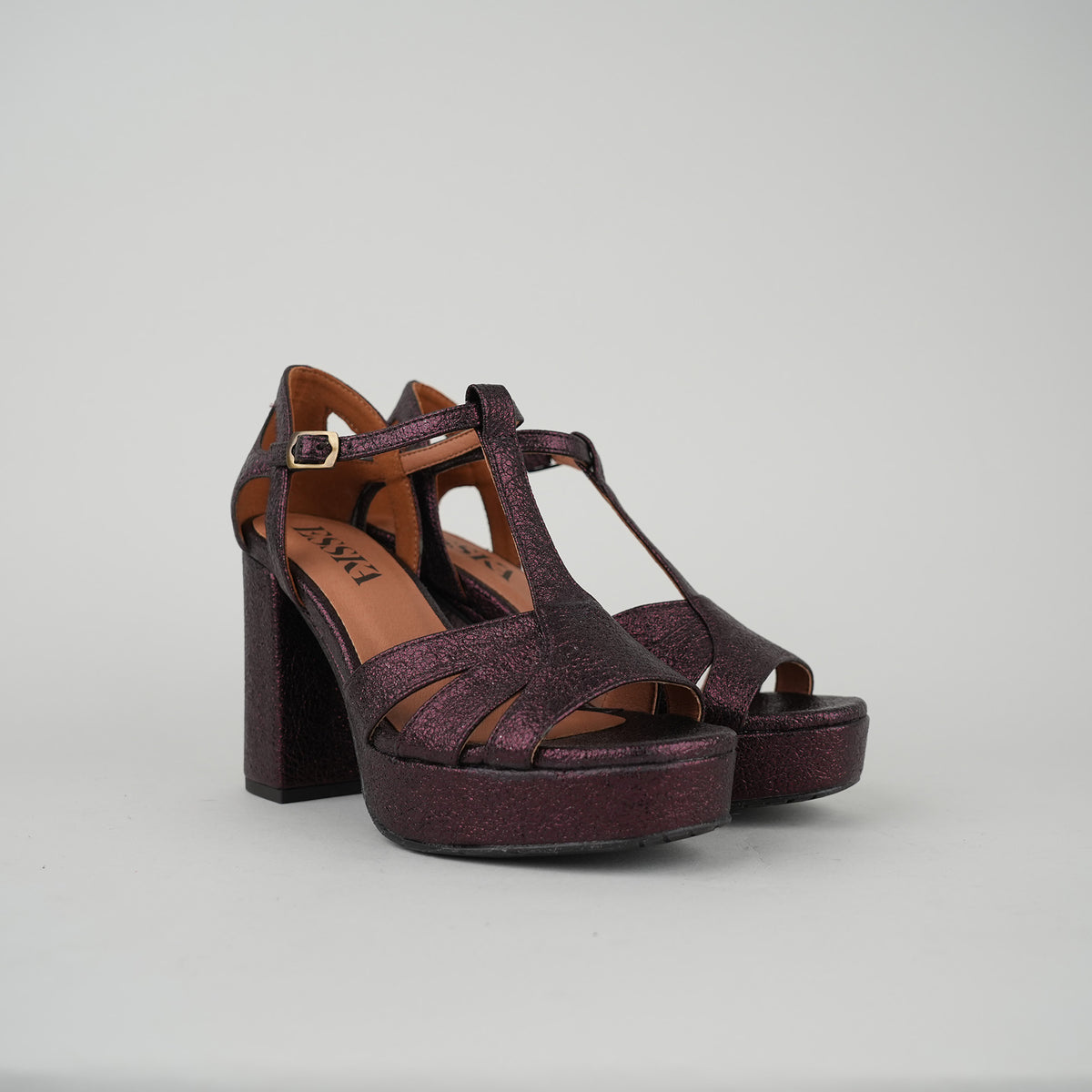 Sample - Victoria Vegan Metallic Plum - Size 37 (UK4)
