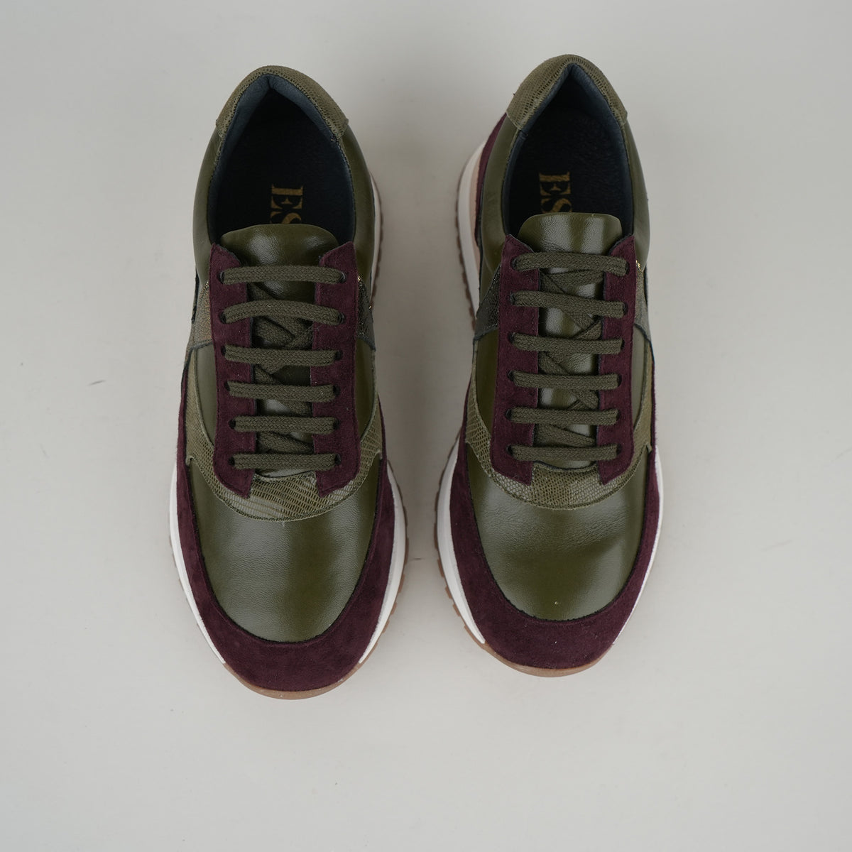 Sample - Cinda Burgundy Green - Size 37 (UK4)