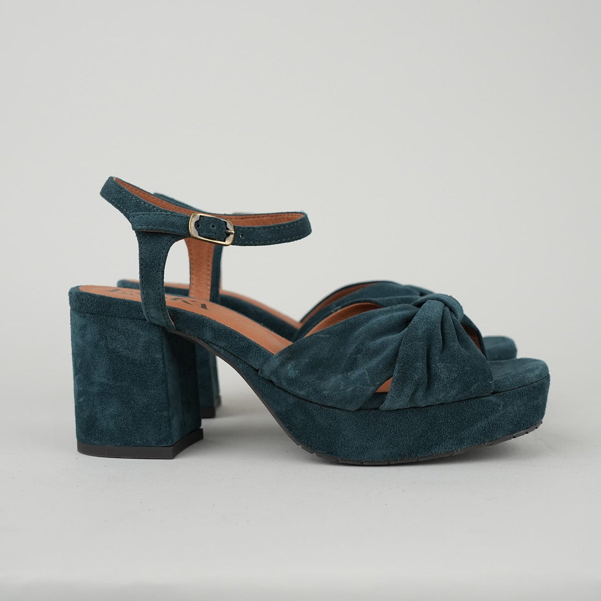 Sample - Chilli Teal Suede - Size 37 (UK4)