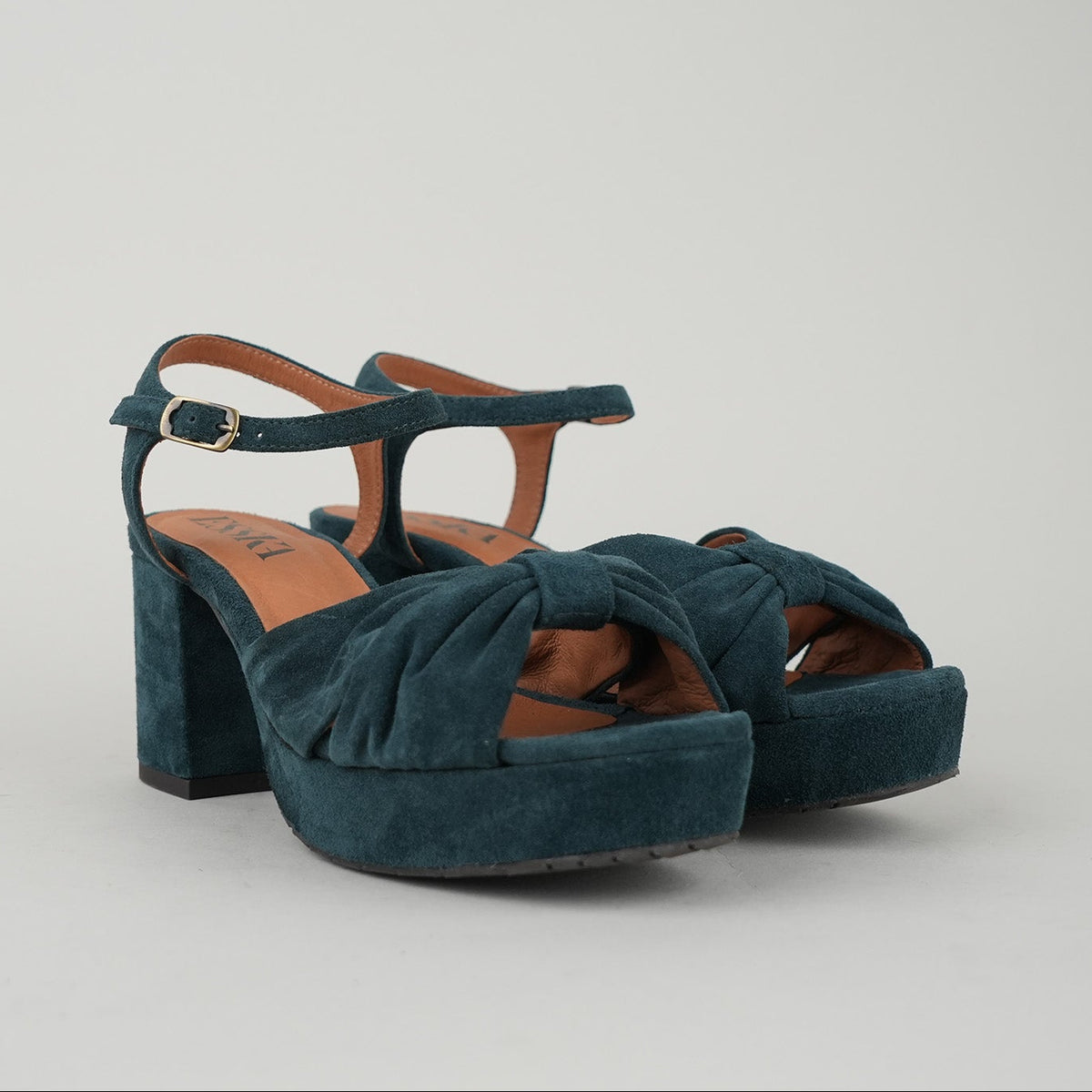 Sample - Chilli Teal Suede - Size 37 (UK4)