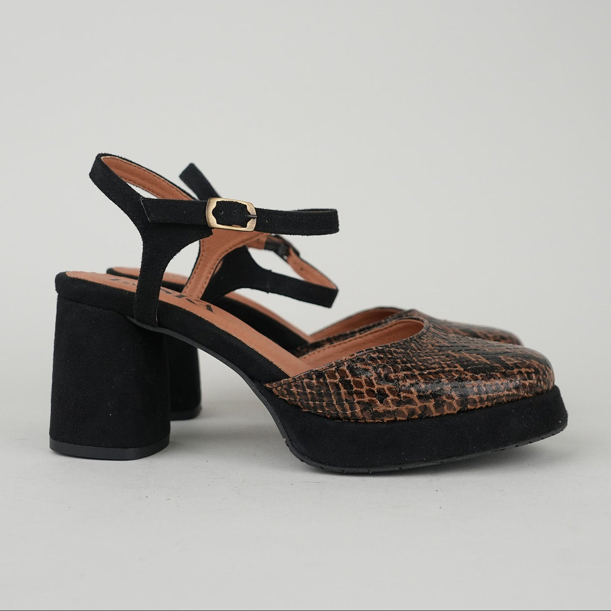 Sample - Aria Vegan Brown Snake - Size 37 (UK4)