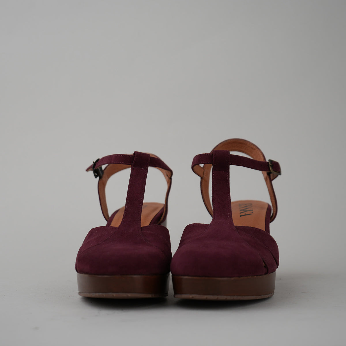 Sample - Celeste  Burgundy Suede  - Size 37 (UK4)