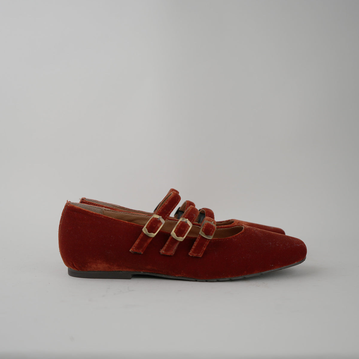 Sample - Ilo Velvet Burnt Orange - Size 37 (UK4)