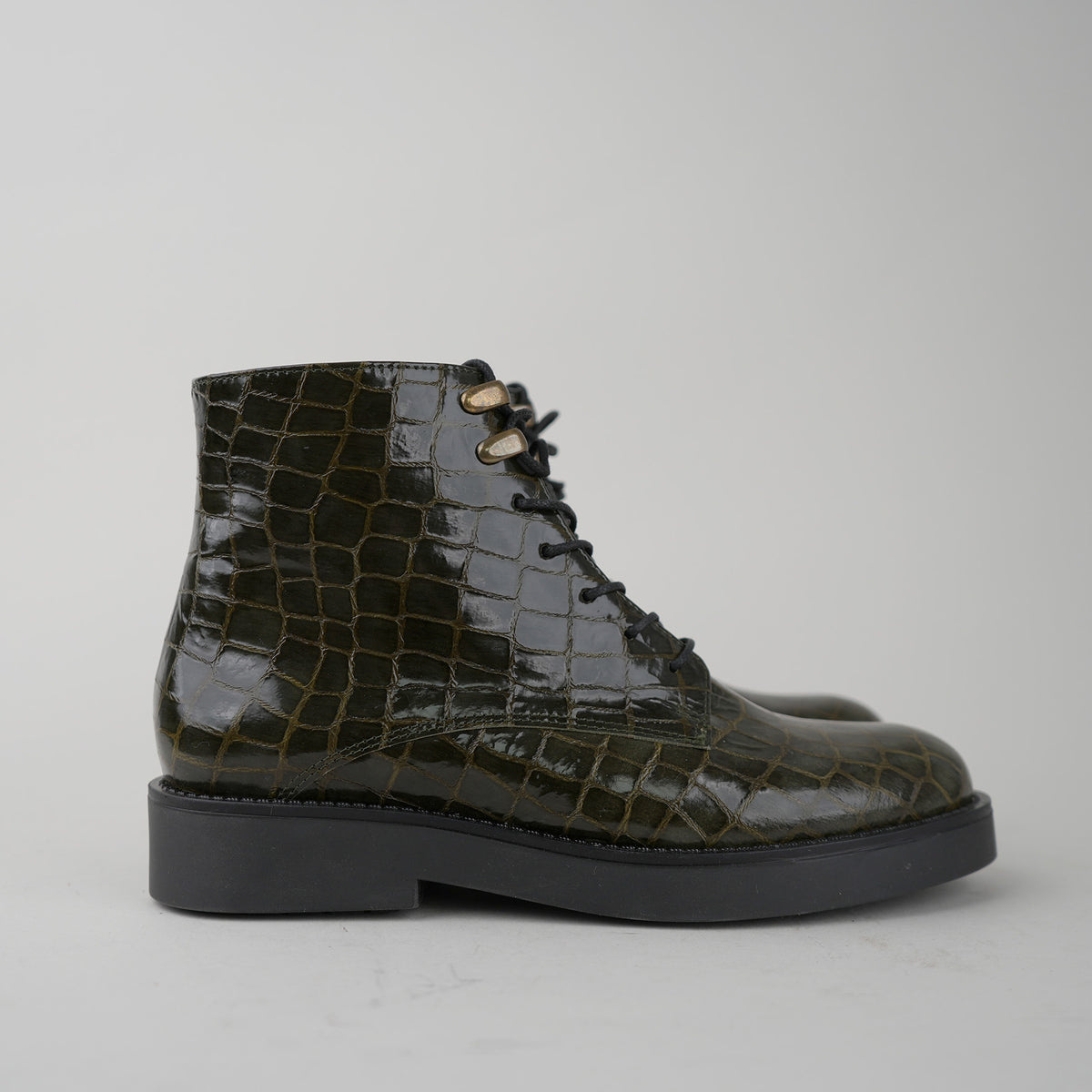 Sample - Darcy Khaki Croc - Size 37 (UK4)