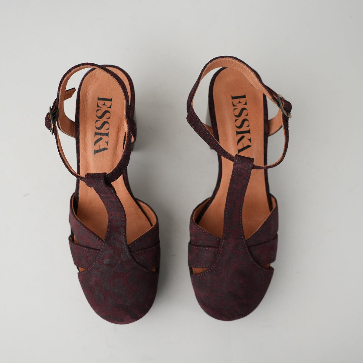 Sample - Celeste  Plum Leopard - Size 37 (UK4)