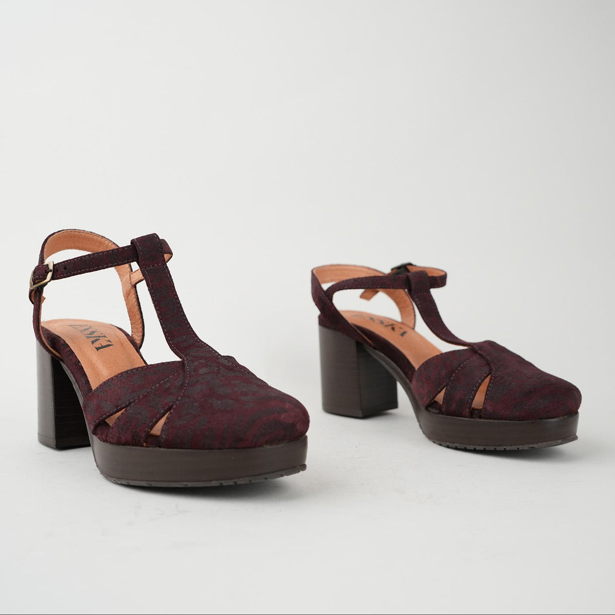 Sample - Celeste  Plum Leopard - Size 37 (UK4)