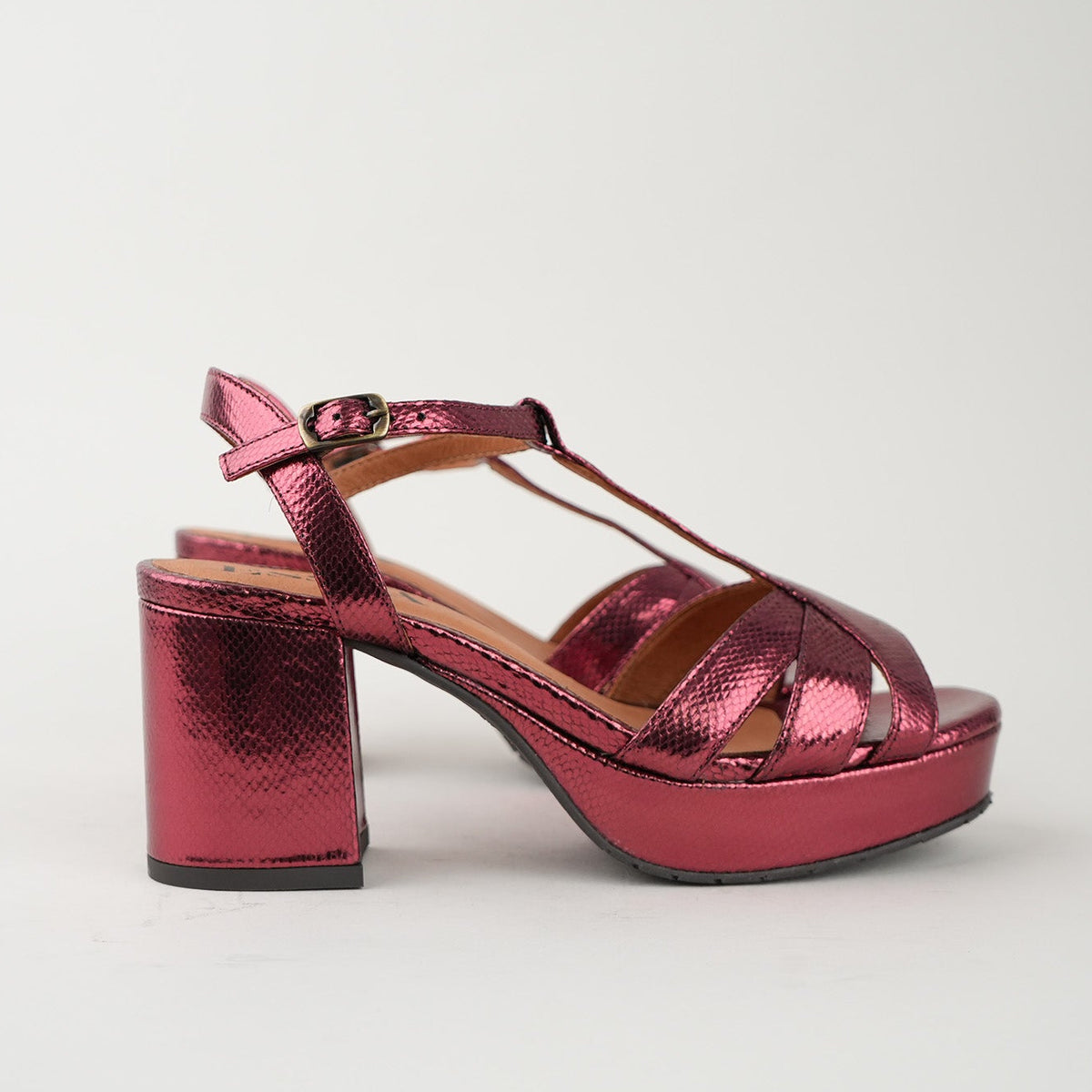 Sample - Charlie Metallic Burgundy - Size 37 (UK4)