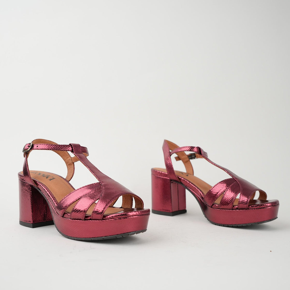 Sample - Charlie Metallic Burgundy - Size 37 (UK4)