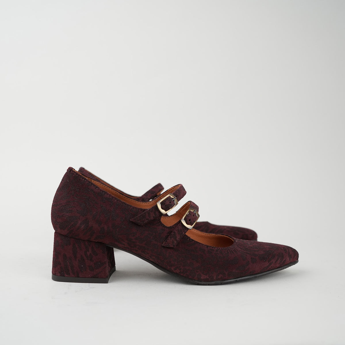 Sample - Laura  Plum Leopard - Size 37 (UK4)