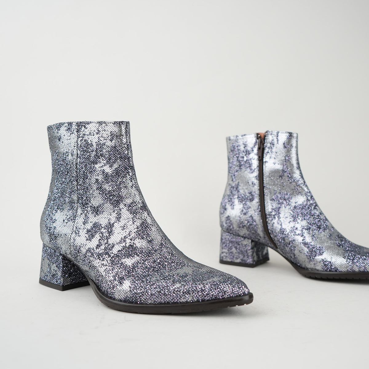 Sample - Luka Vegan Glitter Steel - Size 37 (UK4)