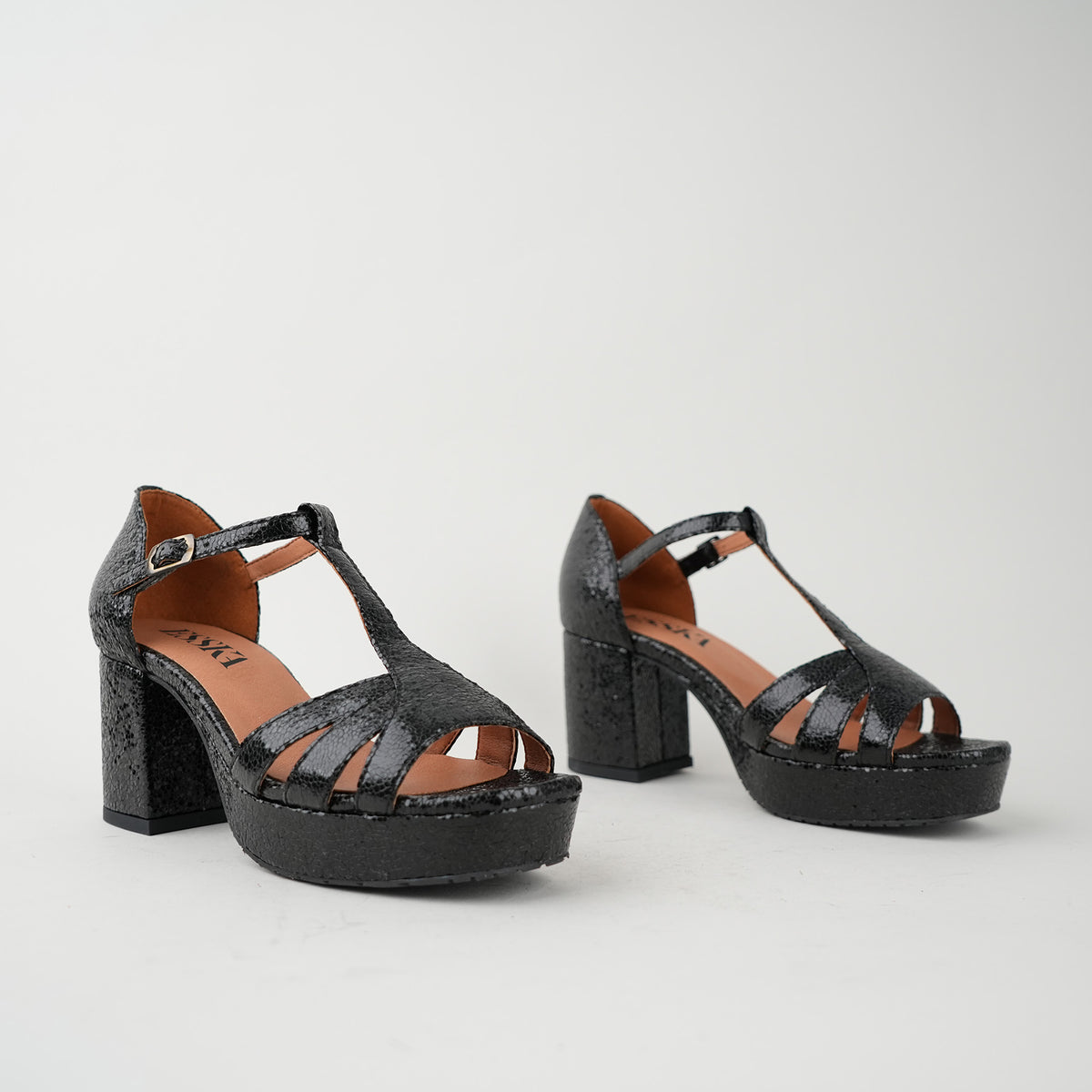 Sample - Cam Vegan Metallic Black - Size 37 (UK4)