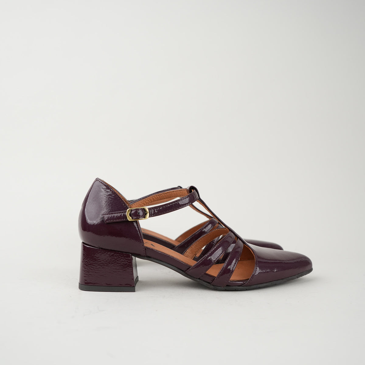 Sample - Lina Burgundy Patent - Size 37 (UK4)