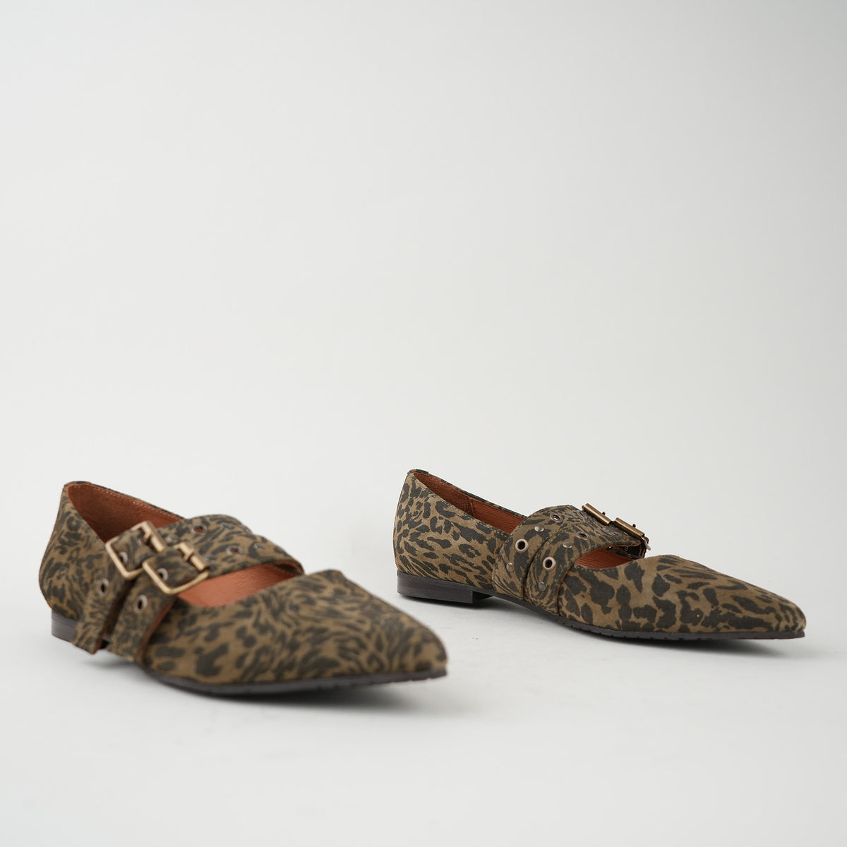 Sample - Harper Khaki Leopard - Size 37 (UK4)