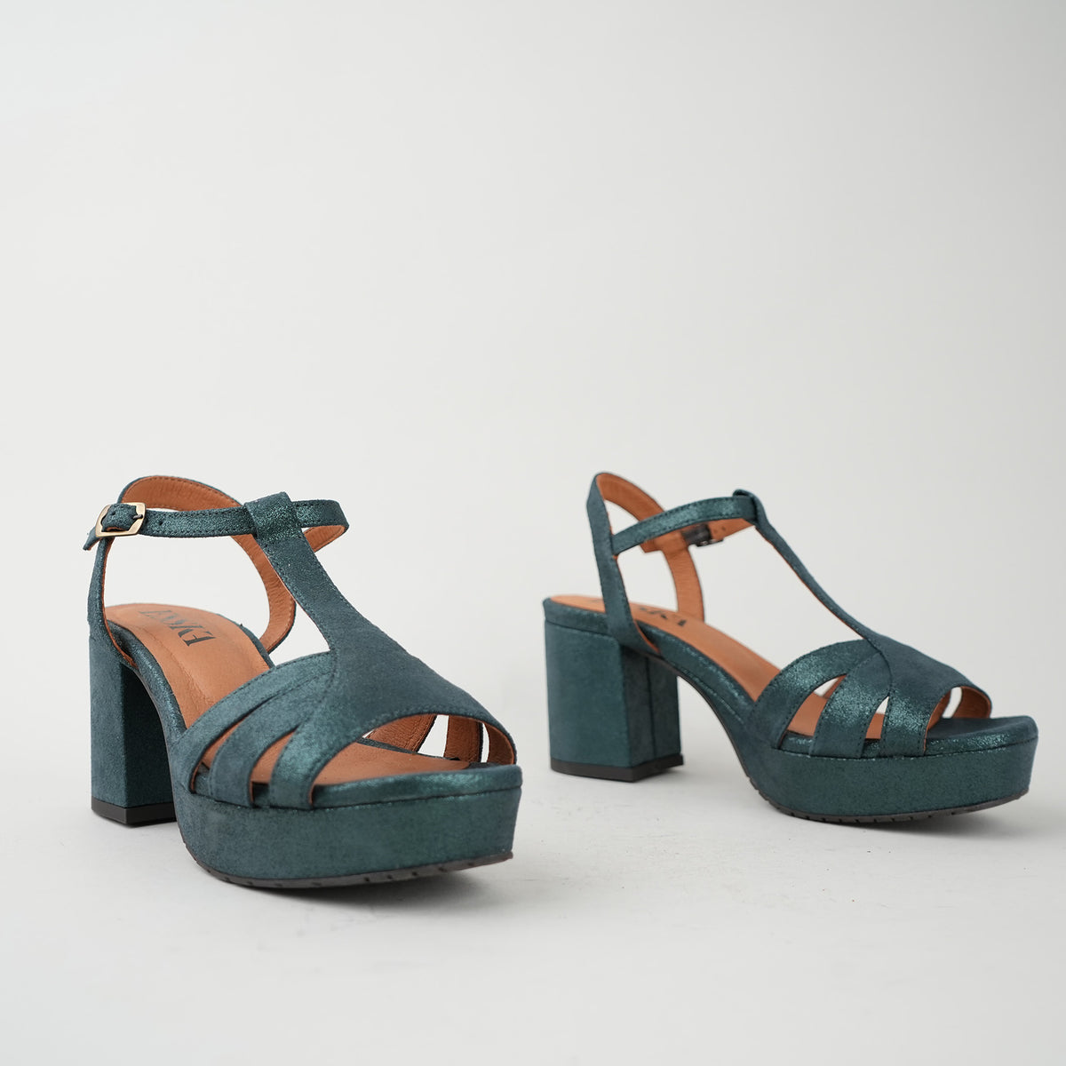 Sample - Charlie Metallic Green - Size 37 (UK4)