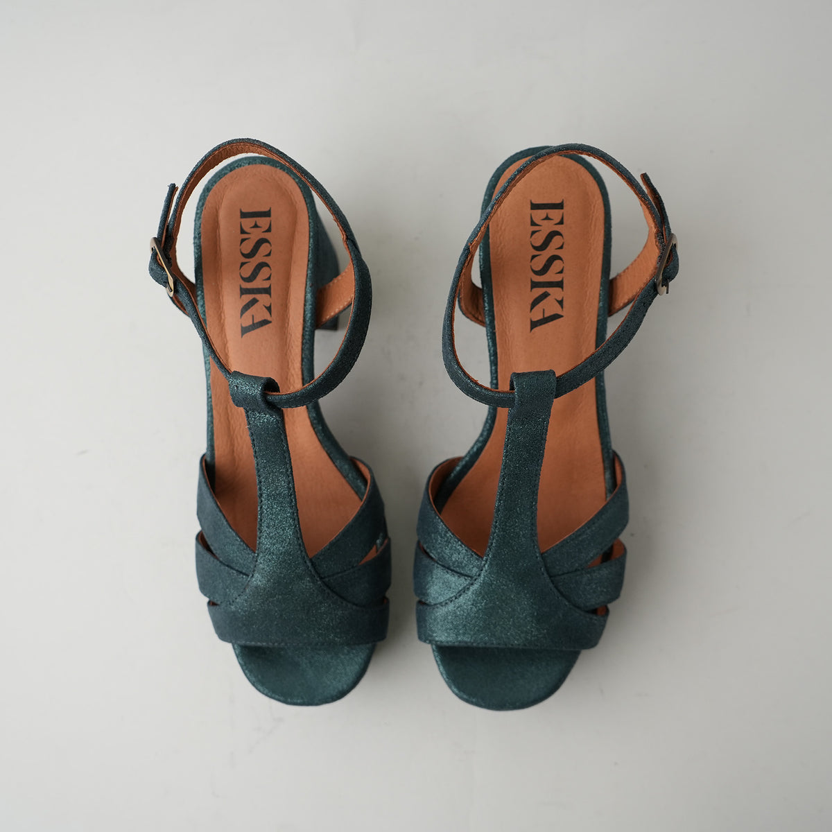 Sample - Charlie Metallic Green - Size 37 (UK4)