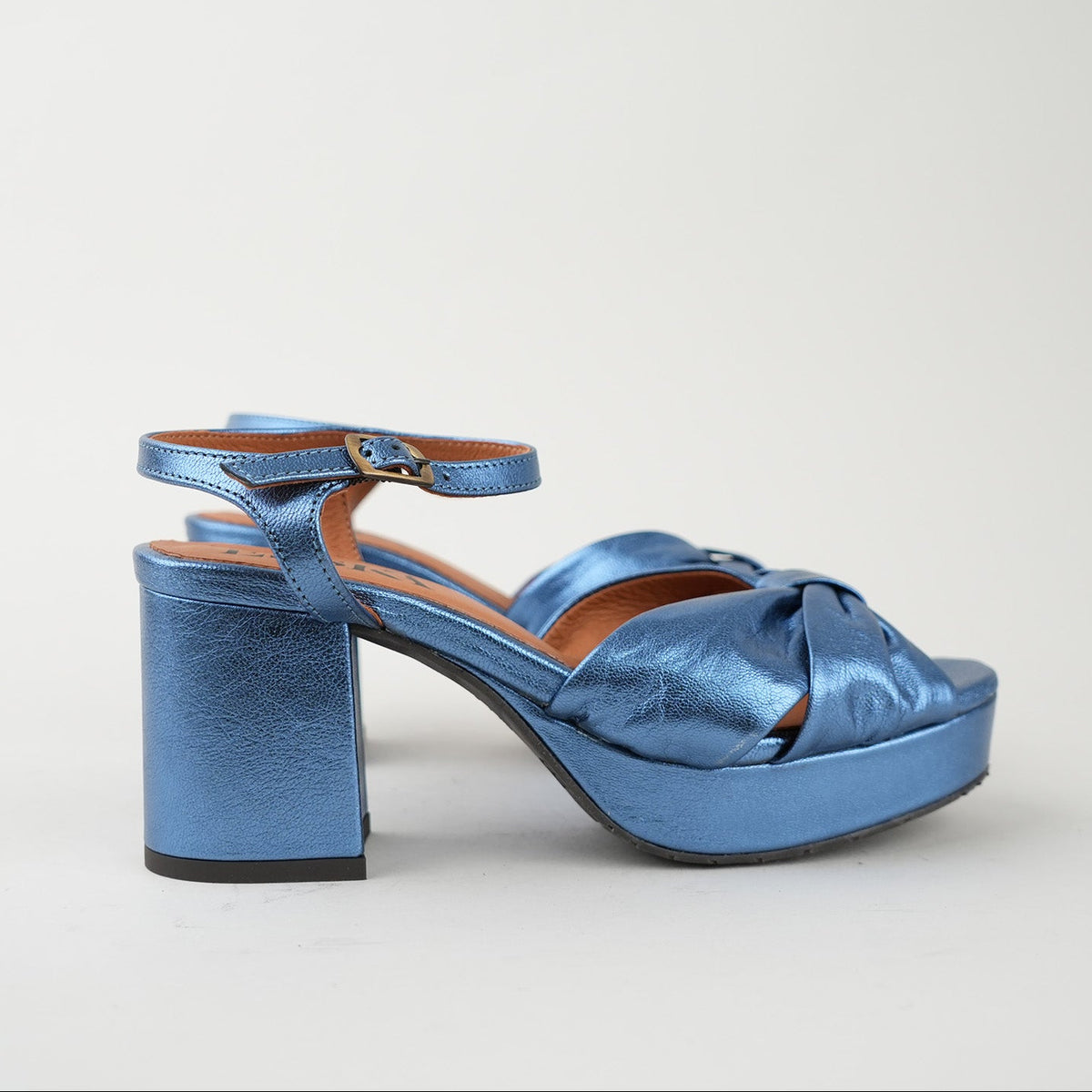 Sample - Chilli Metallic Steel Blue - Size 37 (UK4)