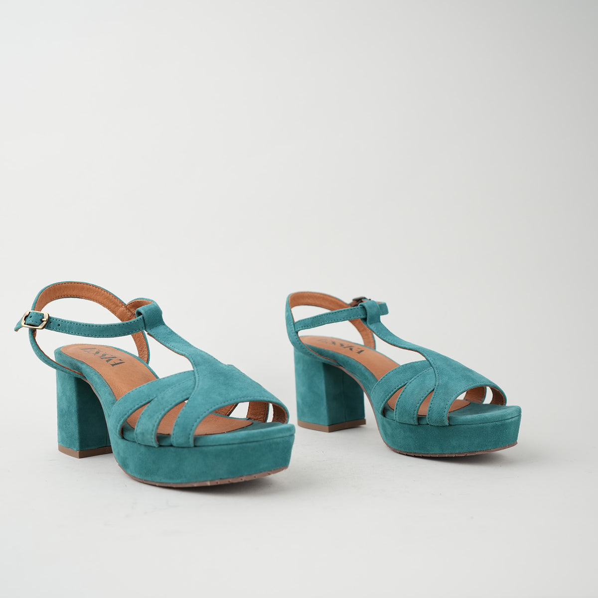 Sample - Charlie Teal Suede - Size 37 (UK4)