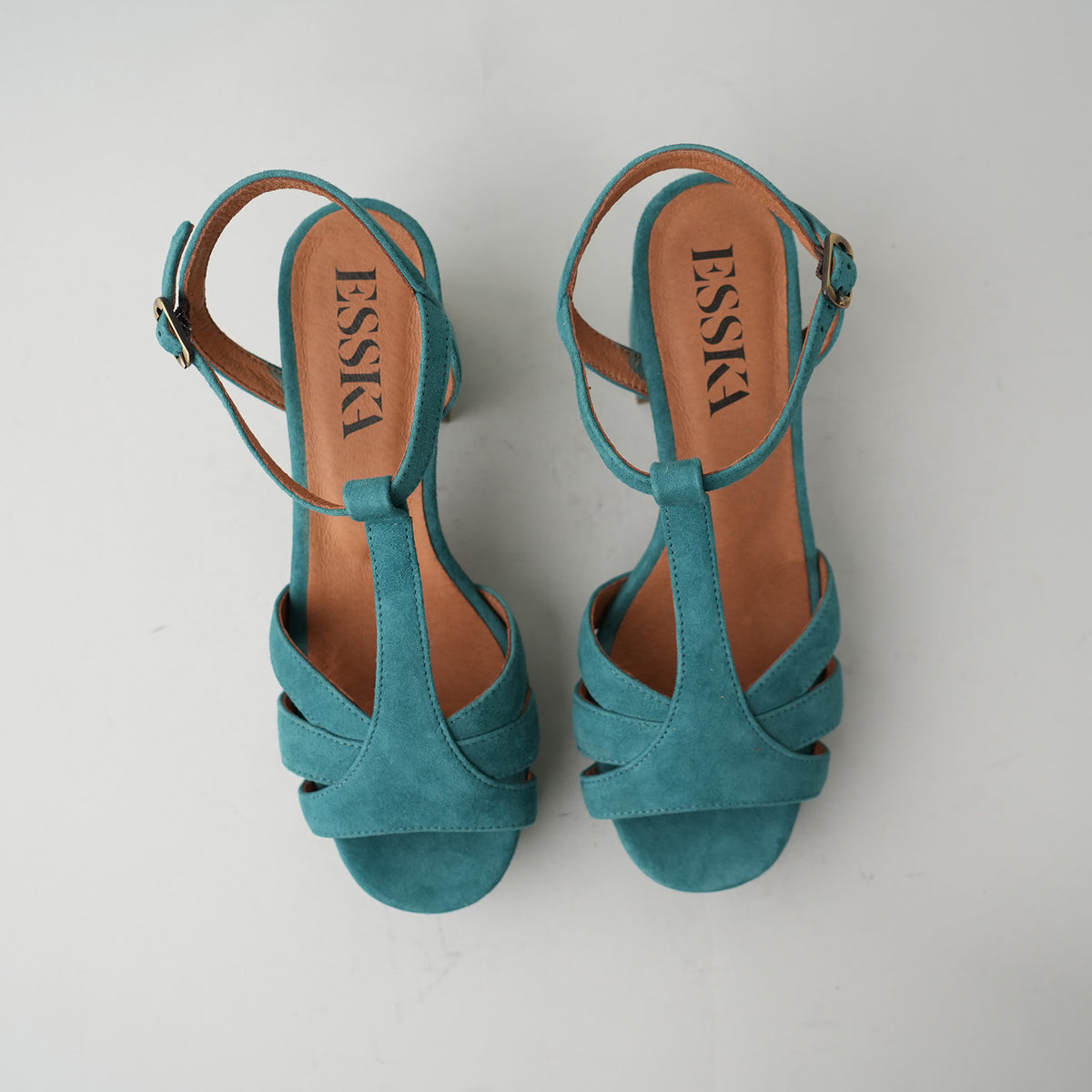 Sample - Charlie Teal Suede - Size 37 (UK4)