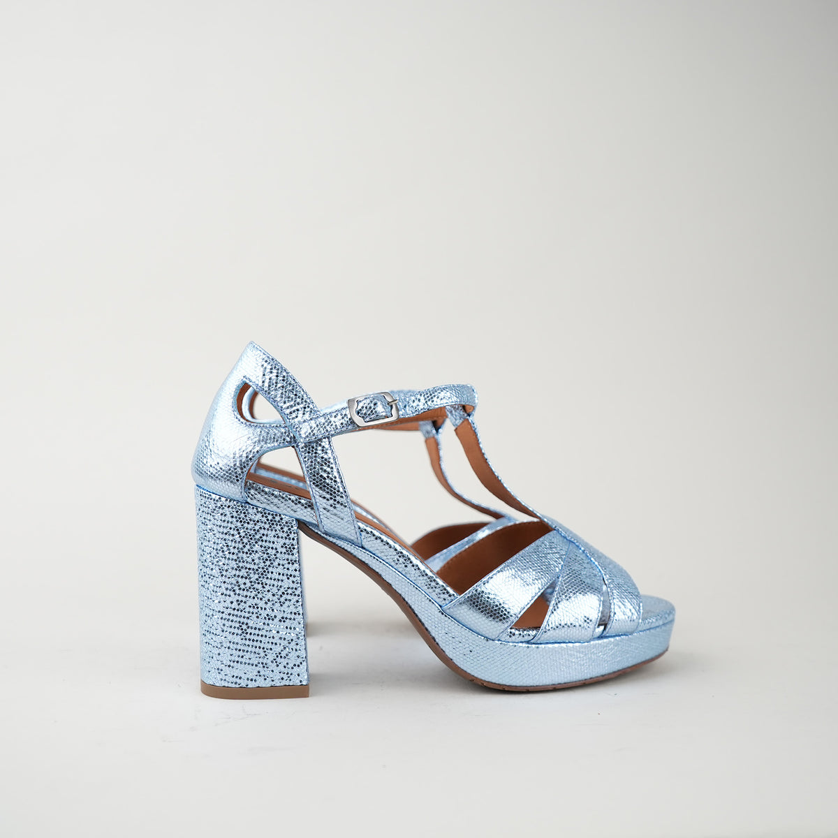 Sample - Valerie Metallic Blue - Size 37 (UK4)
