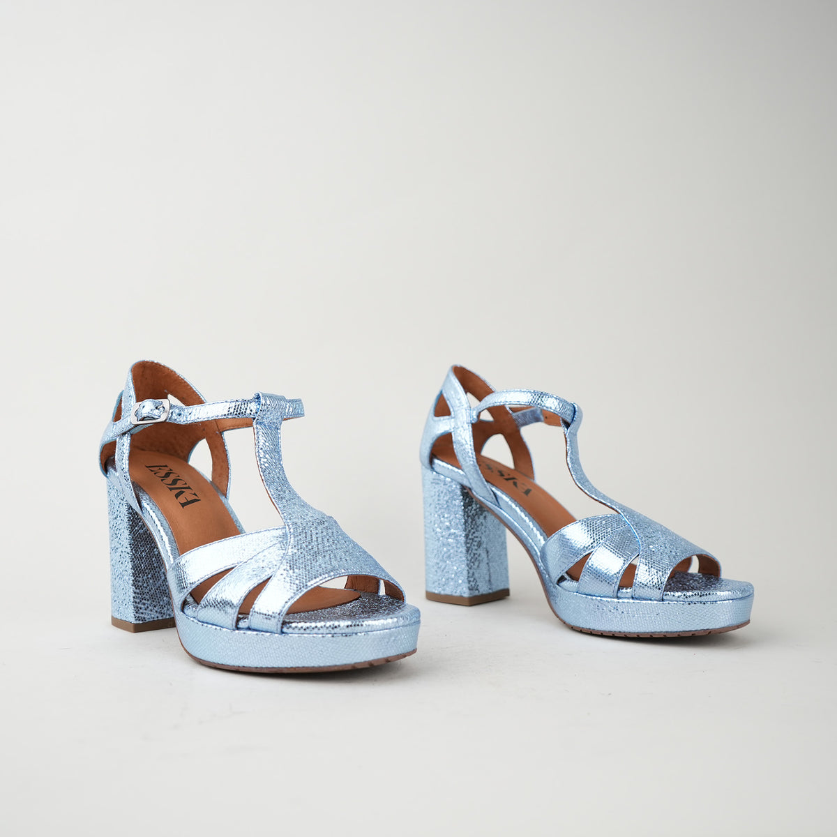 Sample - Valerie Metallic Blue - Size 37 (UK4)