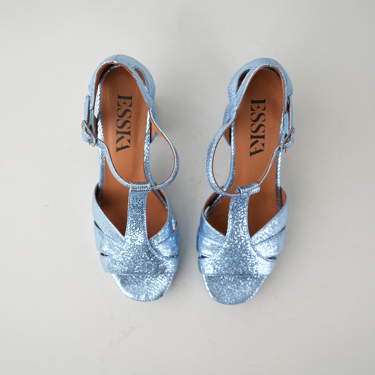 Sample - Valerie Metallic Blue - Size 37 (UK4)