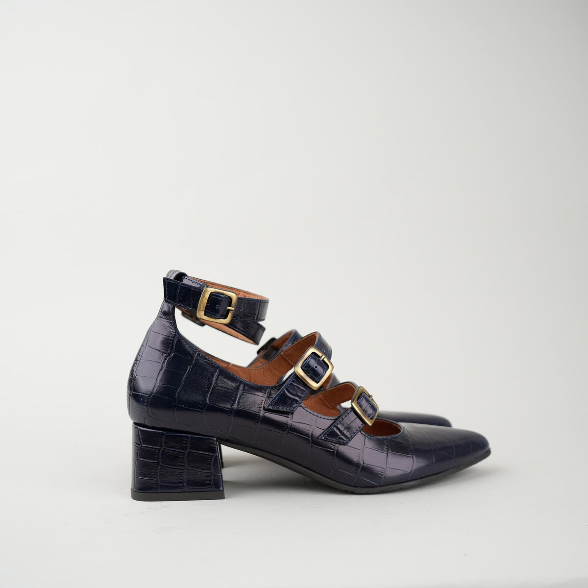 Sample - Larissa Blue Croc - Size 37 (UK4)