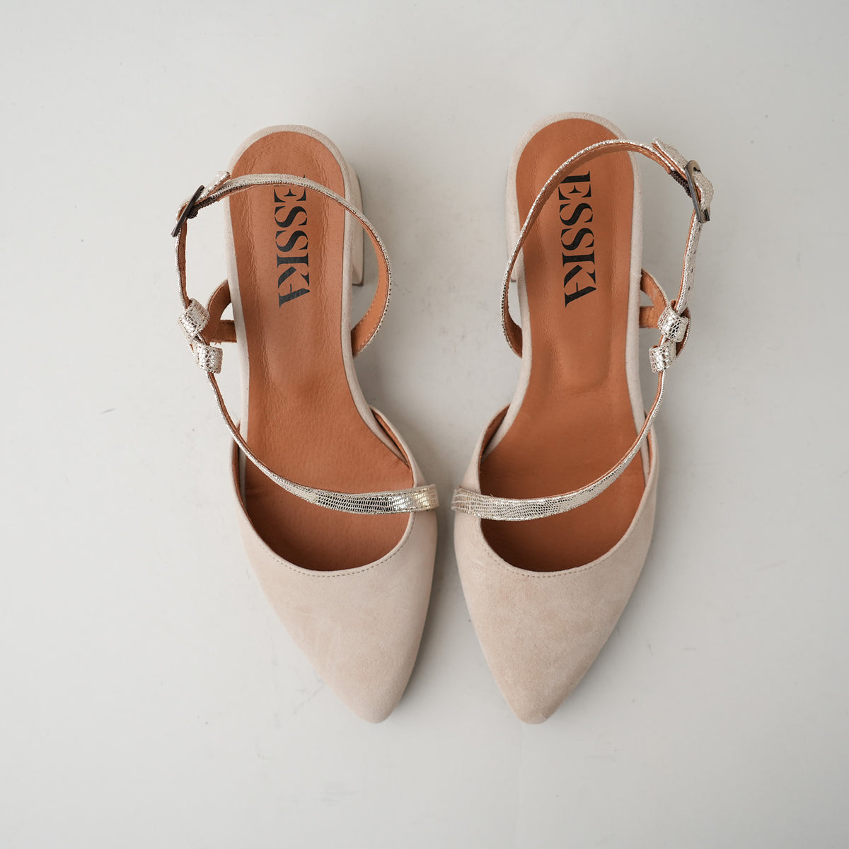 Sample - Luna Stone - Size 37 UK4 Low Shoe by Esska