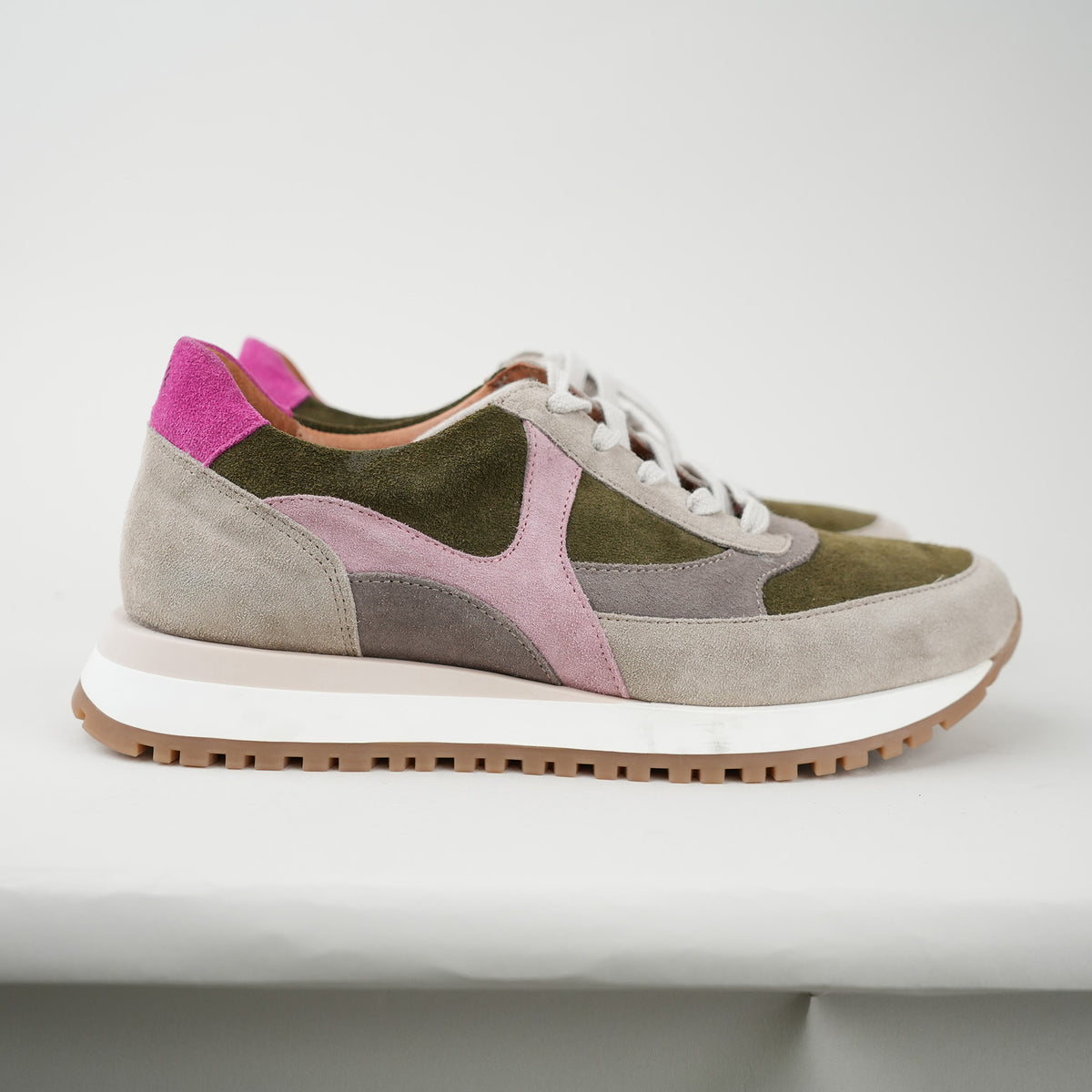 Sample - Cinda Green & Pink - Size 37 (UK4)